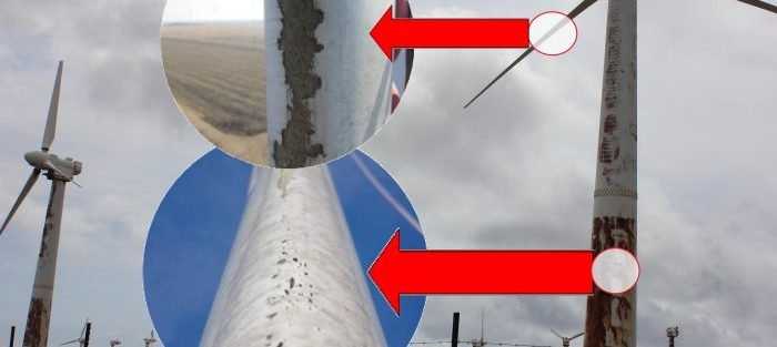 Corrosion on Wind Turbines
