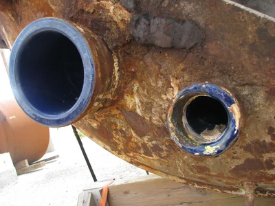 Erosion Corrosion in Glass Exchangers