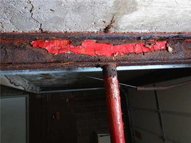 Corroded Support Beam