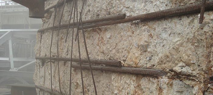 Corroded Support Beams