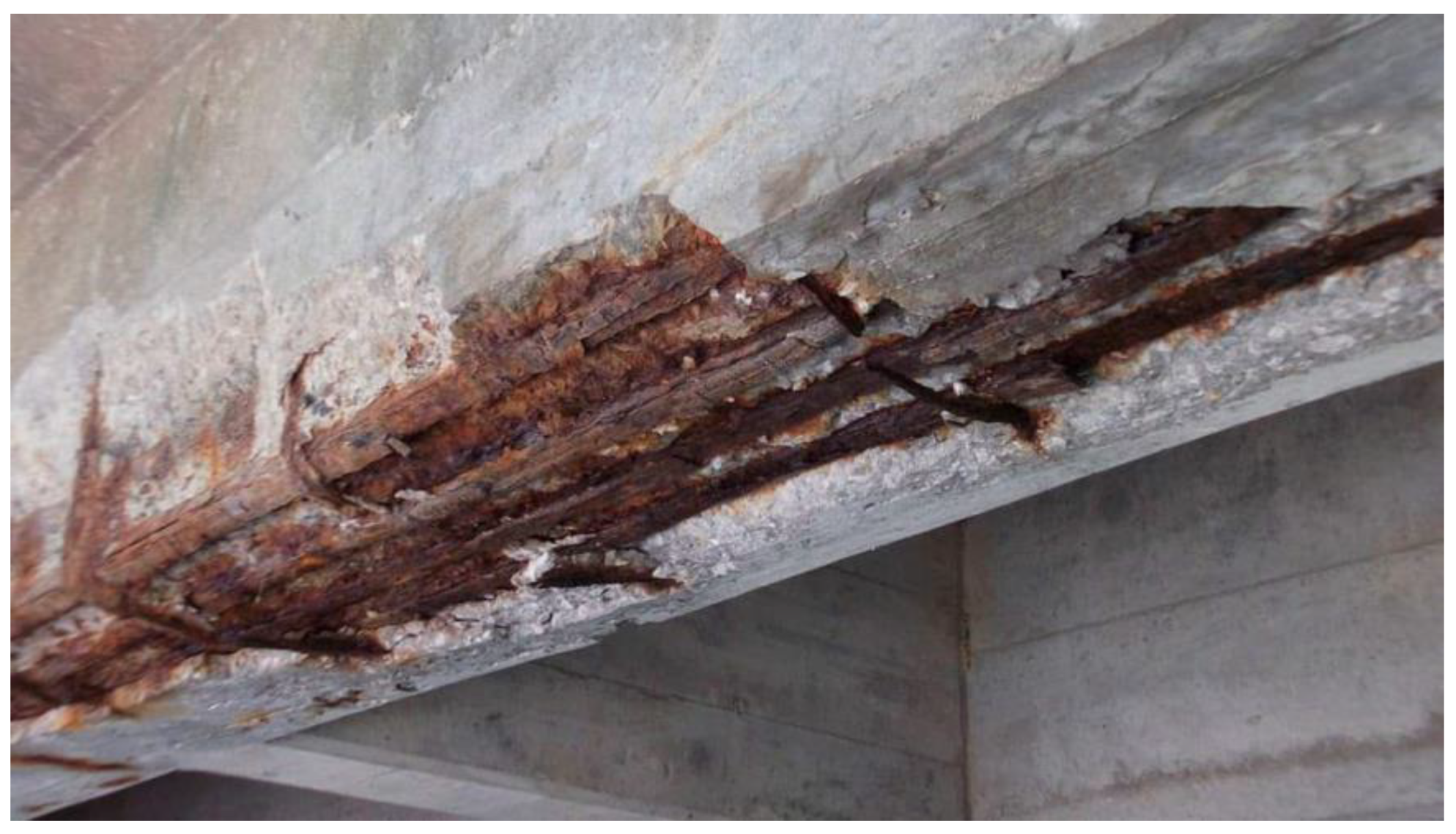 Corrosion in Main Column in Foundation